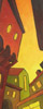 Sideway city - Oil - 12" x  36"